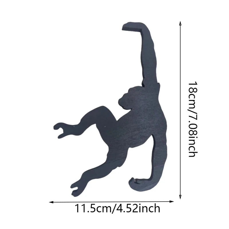 Kitchen Wall Door Hooks Key Hanger Monkey Shaped Banana