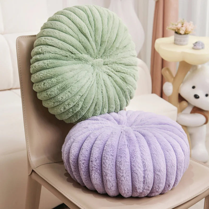 Ins Wind Round Pumpkin Pillow Stripe