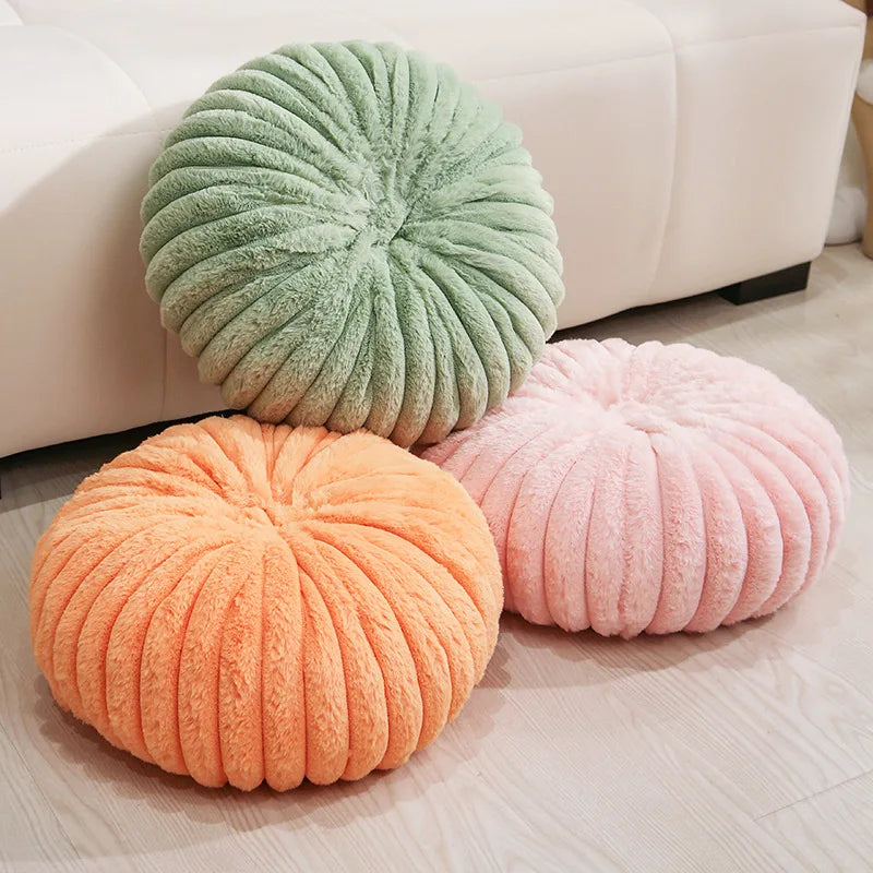 Ins Wind Round Pumpkin Pillow Stripe